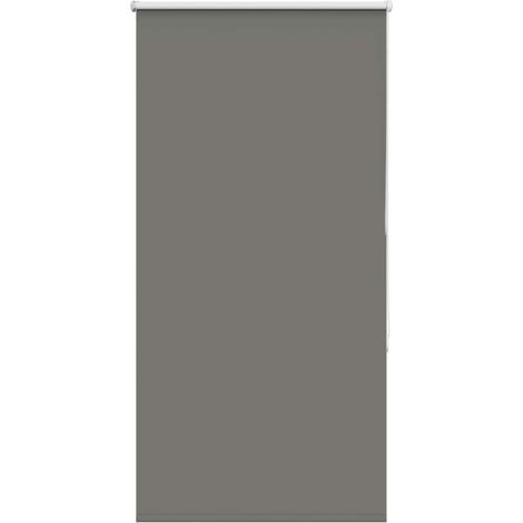 Verdunkelungsrollo Grau 80x175 cm Stoffbreite 75,7 cm Polyester