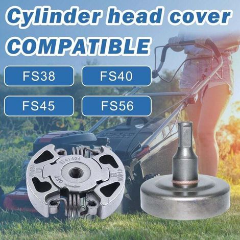 Basetbl – Kit frizione e tamburo per decespugliatori Stihl FS38 FS40 FS45 FS55 FS70 – Controllo migliorato della testina girevole – Installazione rapida (1/4)