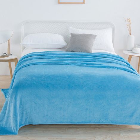 Couverture Rafraîchissante - 100 % Polyester - 180 x 200 cm - Pour Chambre Climatisée ou Extérieur - 1 Pièce (1/5)
