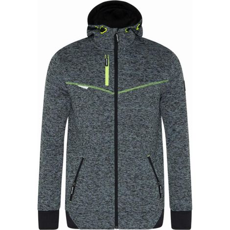 Chaqueta - NINE WORTH - Botta 1509 Gris / Amarillo Fluorescente T.3XL