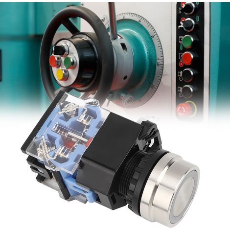 GQ38 AC/DC12V Industrieller Drucktaster ohne Beleuchtung, 22 mm, Rückstellung (1/5)