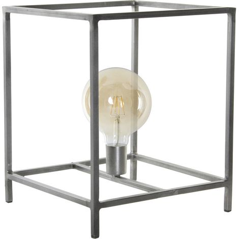 DKD Home Decor Lampe Vintage Métal Gris foncé 33x33x40 cm (1/5)