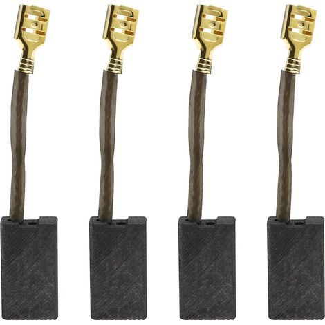 Lot de 2 paires de brosses en carbone 6,2 x 12,4 x 22 mm compatibles avec Ttb2785sds Ttb278sds Ttb279sds Broyeur électrique pour marteau perceuse électrique (1/5)