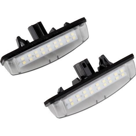 2 plaques de plaque d'immatriculation LED 12V SMD pour TOYOTA Camry Ls430, lumière de plaque numéro de voiture, 2 pièces (1/5)