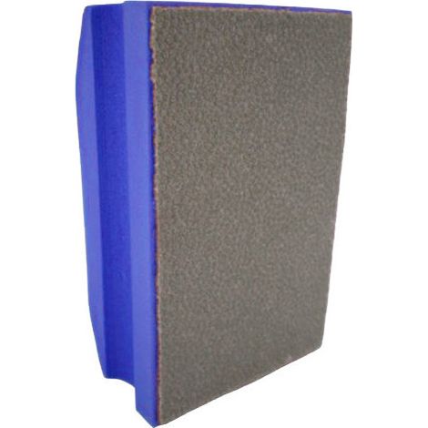 Diamwood Cale À Poncer Manuelle Diamantée Grain 800 - Dimensions L. 90 x 55 mm - Adaptée au Granit, Marbre, Grès Cérame, Verre - Utilisation à Eau ou à Sec - Couleur Bleue (1/2)