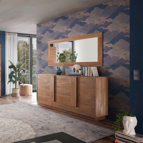Madia 3 ante linea Sax in finitura Rovere Mercure (1/5)