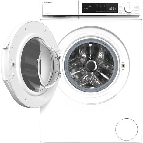 Sharp ES-NFA612BWNA lavatrice Caricamento frontale 6 kg 1400 Giri/min Bianco