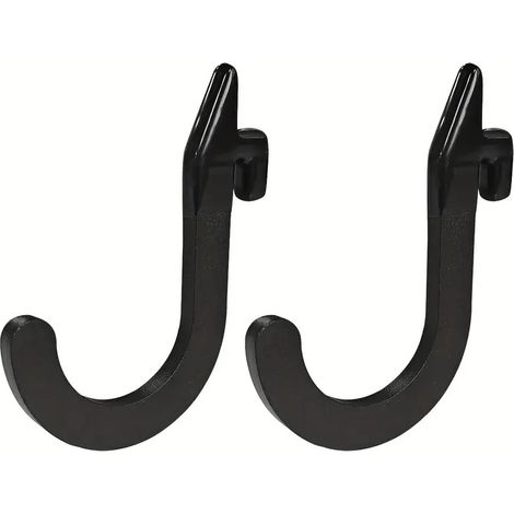 Ganci a J, ganci per squat, accessori per attrezzature fitness, adatti per fori di diametro 16-25 mm, in confezione da due (1/4)