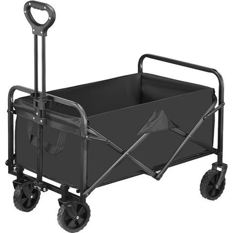 Chariot de Jardin Pliable, Portable et Robuste pour Le Sport, Le Shopping, Le Camping et Les Sports de Plein