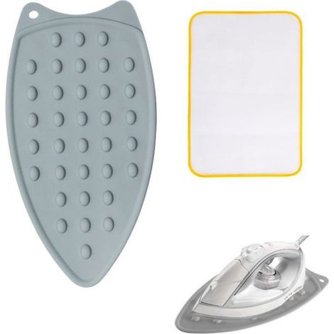 Tapis De Repos Pour Fer A Repasser - En Silicone Antidérapant Et Résistant À La Chaleur - Pour Table De Repassage Et Protection Thermique - Lot De 2 Pièces (1/5)
