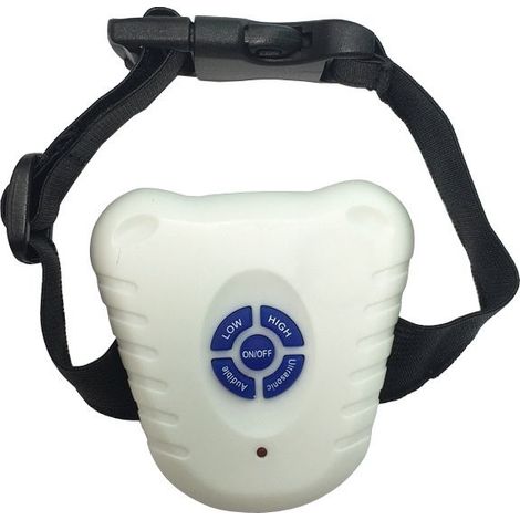 Collier anti-aboiements électronique à ultrasons pour chiens de grande, moyenne et petite taille (1/3)