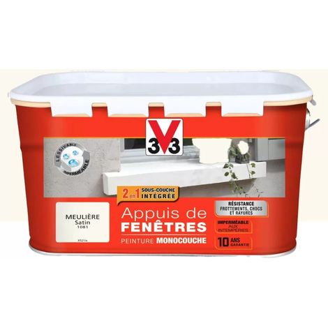Peinture Façade Appuis de fenêtres V33 Meulière Satin 2,5 L (1/2)
