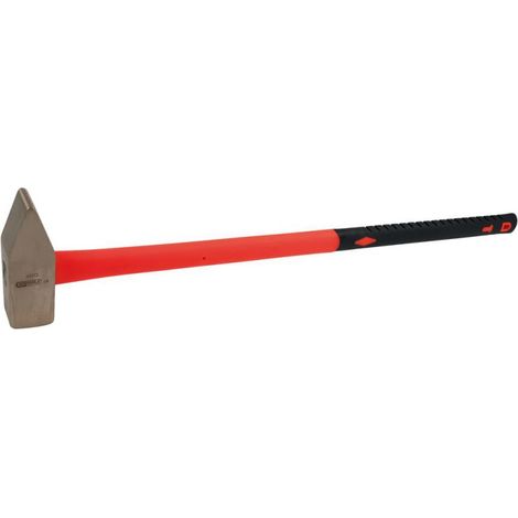 KS Tools BRONZEplus Vorschlaghammer 5000 g, mit Fiberglasstiel