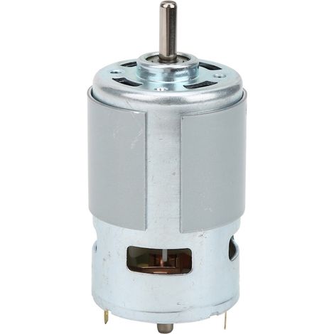 Moteur de perceuse électrique, QttvbTna, arbre rond, vis M4, 12-24 V, 67 mm, argent (1/5)