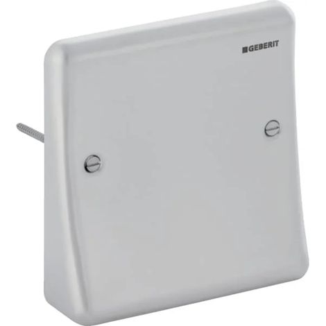 Geberit Placa de cubierta de acero inoxidable, para sifón empotrado para electrodomésticos, 240998001