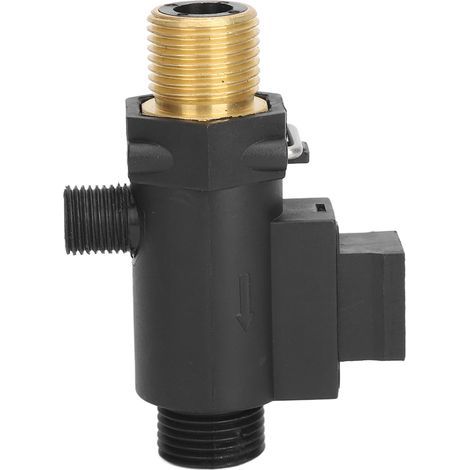 Sensore di flusso d'acqua, pressostato in lega di zinco con valvola di sicurezza per accessori per forni a parete intelligenti (1/5)