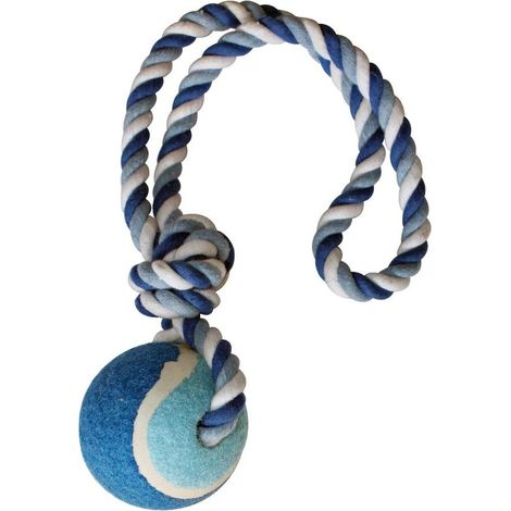 Set 3 pezzi Cotonosso 1Nodo con Pallaazzurro Md Cm 6x40.