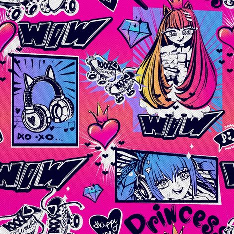 Decoración exterior Oxford - Motiv Anime-Prinzessin (1/5)