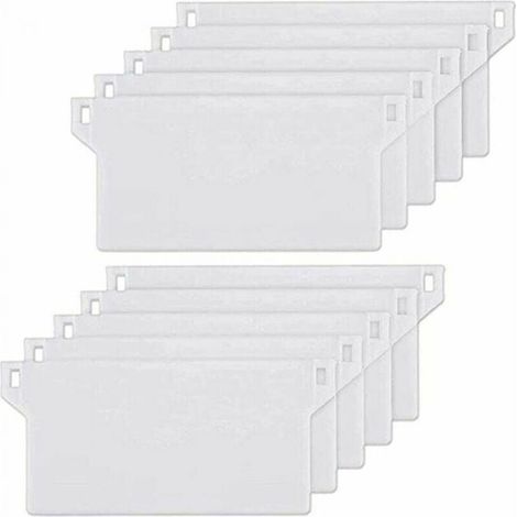 10pcs Californian Blind Weight Plate Vertical Blinds Weight Plate Vertical Blind Slat 127mm White Replacement Part (1/5)