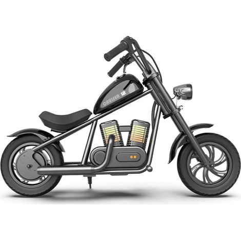 Moto électrique Hyper Gogo Cruiser 12 Plus pour enfants, noire