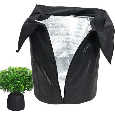 Thermal pot protection for plants, winter protection for potted plants, plant covers, cold protection, frost protection, reusable protective bag (1/5)