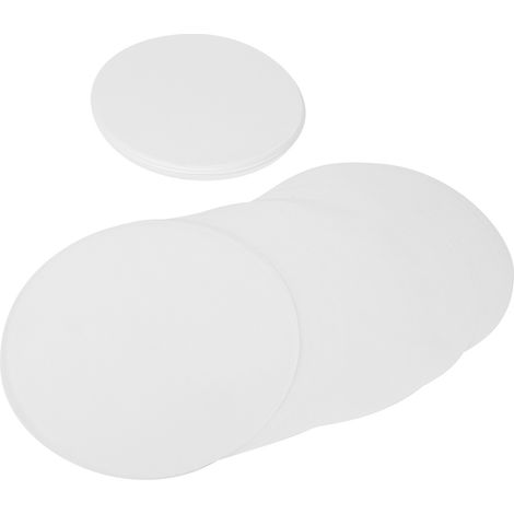 500 feuilles de papier sulfurisé silicone pour barbecue coréen, sans fumée, antiadhésif, résistant à l'huile et à l'eau, diamètre 25 cm. (1/5)