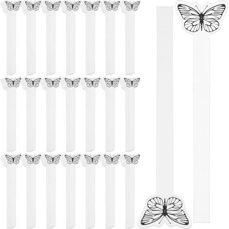 1000 Stück Parfümteststreifen, Parfümpapierstreifen, weißes Parfümtesterpapier, Einweg-Duftstreifen, Parfümtesterpapier für die Aromatherapie (Schmetterling) (1/5)