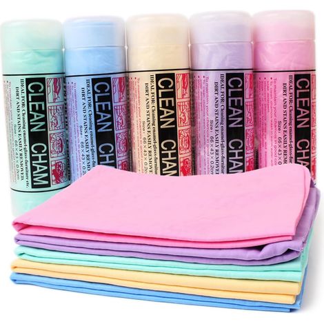 PVA Towel Quick Drying for Car, Household and Sports, High Absorbency, No Water Stains, Versatile, Random Colour (1/5)