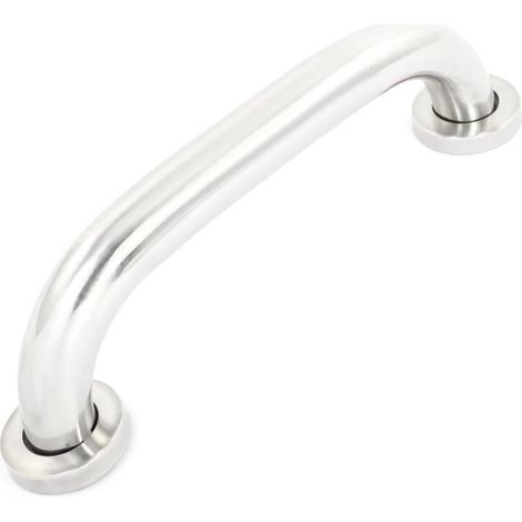 Silberfarbener, gebogener Türgriff aus poliertem Metall, 9,6' 'Länge (fb2c262699d95687465019831b1...