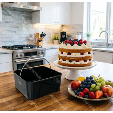 Moule à gâteau Aigostar, accessoire spécial pour four multifonction, poignée demi-ronde, revêtement antiadhésif, facile à nettoyer pour une utilisation domestique pratique (1/2)