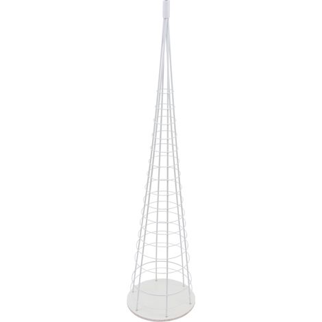 Árbol decorativo HHG-470, árbol de Navidad, árbol decorativo, decoración navideña, árbol de Navidad para decorar, metal, 160 cm, blanco (1/5)