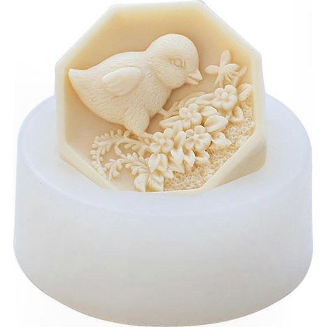 Moule à savon silicone fleur ronde, kit DIY pour fabrication de savons, pâtisserie, chocolats, cheesecakes, cupcakes et pâte à sucre, moule alimentaire flexible, 1 pièce, idéal créations artisanales (1/4)