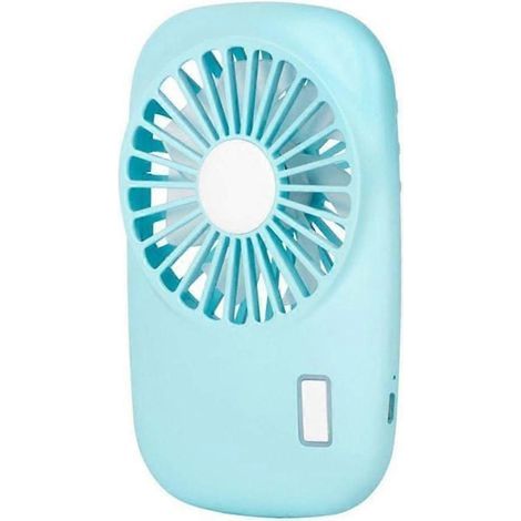 Ventilateur portable, mini ventilateur puissant, petit ventilateur personnel et portable, vitesse réglable, rechargeable par USB, pour enfants, filles, femmes et maison-AquaForge (1/5)