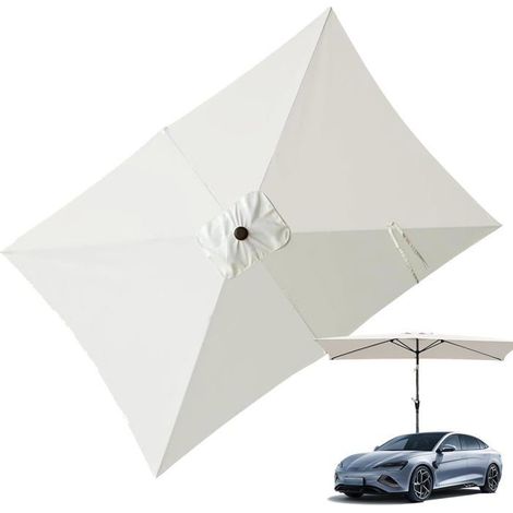 Toile de rechange pour parasols MICH, rectangulaire 2x3 cm, blanc cassé, imperméable avec protection UV30+. (1/5)