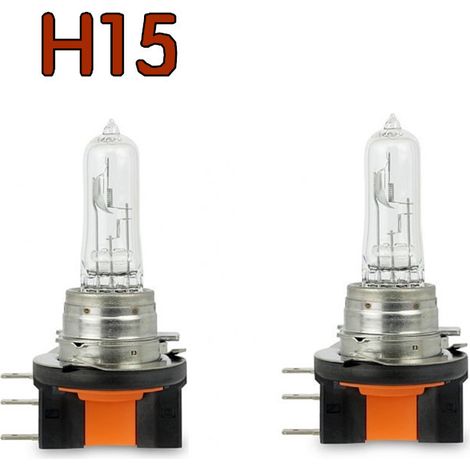 Ampoule de voiture 2 Pièces d'Ampoules Halogènes 12V Pour Voiture (H15 12V 15/55W PGJ23t-1 64176) (1/3)