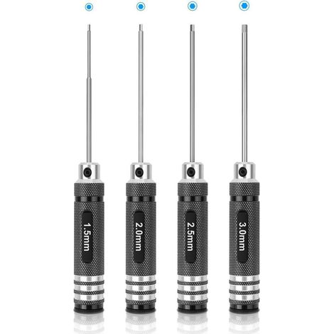 Schraubendreher Set Sechskant RC 1,5mm 2mm 4-teiliger Schraubendreher (1/5)