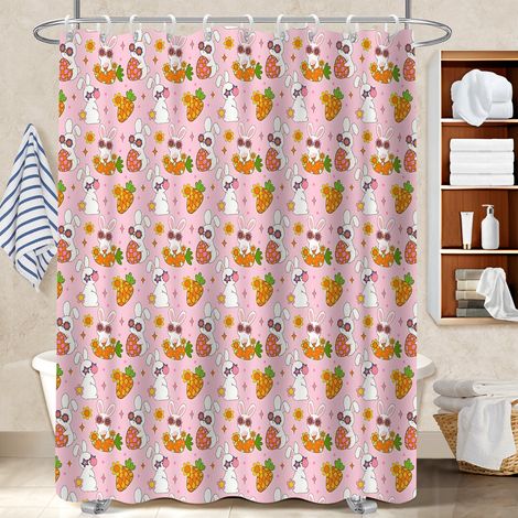 Rideau de douche 180x180 pratique voile de douche pour rafraîchir sa salle de bain (1/5)