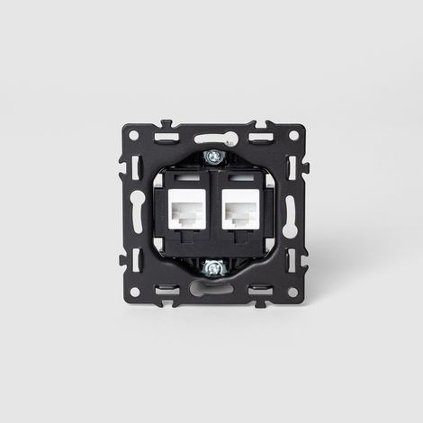 Elektronische Komponente für Mechanismen Luxe 990 Doppel-RJ45 (1/3)