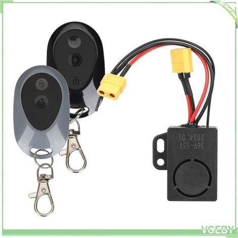 Fafeicy alarme de vibration pour scooters électriques Dispositif antivol pour scooters électriques Alarme de jeux trampoline Noir (1/5)