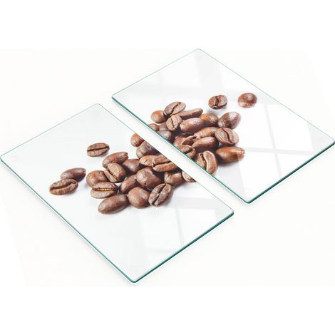 Tablas decorativas multifuncionales para cocina, fabricadas con granos de caf茅 endurecidos, 2x30x52 cm.