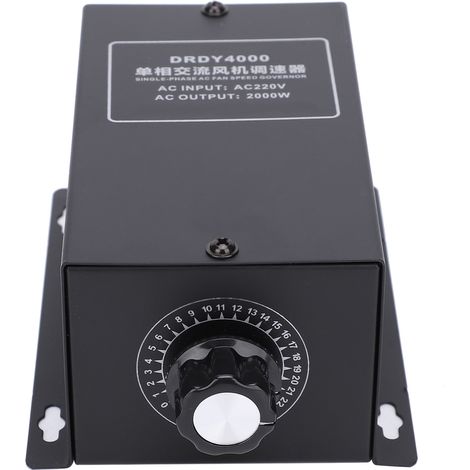 Régulateur de vitesse pour ventilateur de plafond monophasé, vitesse réglable, interrupteur DRDY4000, 220 V CA (1/5)