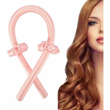 Bigoudis sans chaleur pour cheveux longs pour dormir toute la nuit, bandeau en soie sans chaleur (1/5)