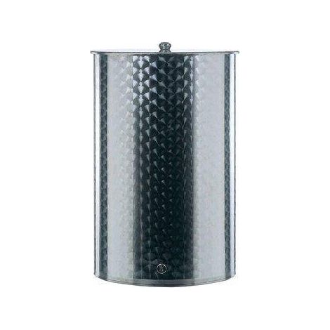 Serbatoio + coperchio belvivere inox saldato fiorett lt 50 cm 36,5 h.cm 50 1/2f Belvivere