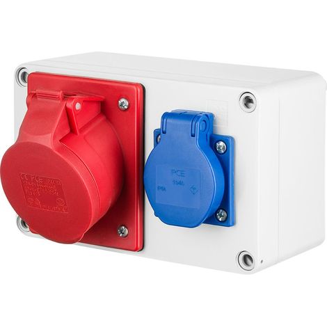 Conmutador elektro-plast rs 2p+z 3p+n+z 16 A IP44