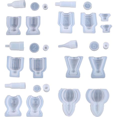 Silikonform für verschlossene Flaschen, Konservierungsform für Flaschen mit Deckel, Epoxidharzform
