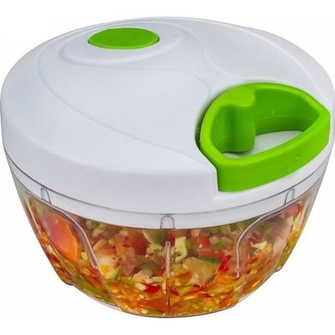 Ustensiles de Cuisine Shredder Hachoir à Légumes Hachoir Manuel Vert (1/4)