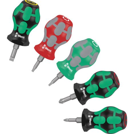 Wera Stubby Set 3 Schraubendreher-Set 5teilig