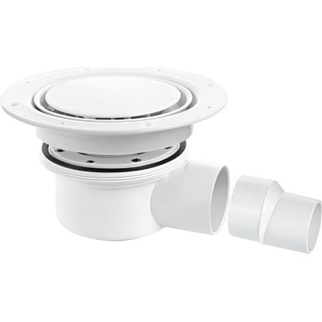 AKW Standard TSG52 Water Seal Gully Gravity Shower Waste 50mm - White