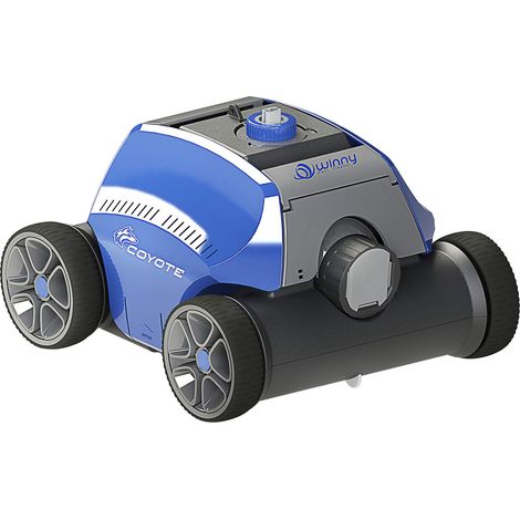 Robot Aspirateur pour Piscine, Nettoyeur de Fond avec Un Système sans Fil et Une Batterie Rechargeable Intégrée, Capacité de Filtration de10 m3/h sur Une Surface de 80m2 (1/5)
