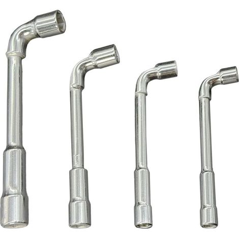 4pcs cle a pipe 6 pans 7mm 8mm 10mm 13mm, clé à pipe, clé a pipe, clef a pipe CRV acier au chrome vanadium (1/5)